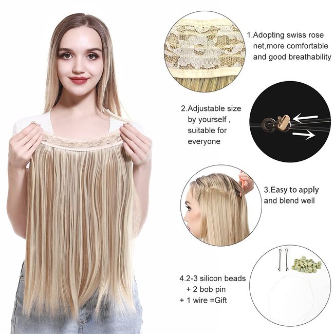 Halo Hair Extensions Invisible Wire Hair Extensions - Long