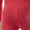 Indera Men's Cotton Rib Knit Union Suit, Red, Large Tall