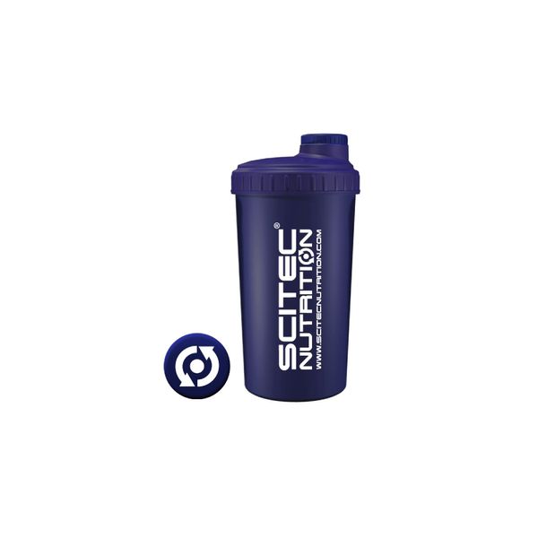 Scitec Nutrition Shaker, Eiweiß Shaker, BPA-frei, 700 ml, Blau