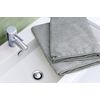Eurow Absorbent and Fast Drying Microfiber Hand Towels, 16 by 28 Inches, Gray, 2 Pack