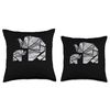 Origami Elephants Animal Trainer Throw Pillow