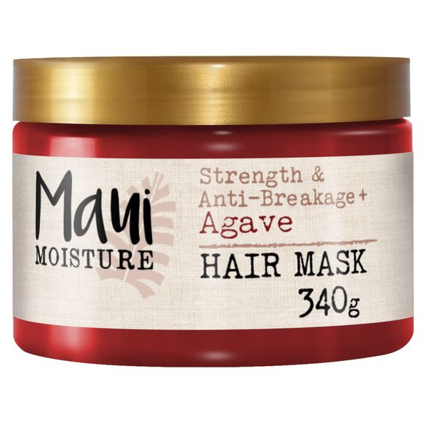 Maui Moisture Vegan Agave Aloe Vera Deep Conditioner Hair Mask for Damaged Hair and for Chemically Treated Hair 340 ml