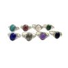 Shanya Sterling Silver Ethnic Ring Turquoise Howlite Size K