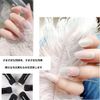 Mirror Nail Pen Glitter Nail Mirror Powder Solid Nail Chalk Metallic Powder Nail Present Stick Type 2 Colors