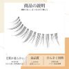 Lashidol False Eyelashes, Natural, Transparent Base, Handmade, DIY at Home, For Daily Makeup, 5 Pairs (Comic Idol)