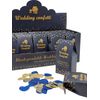 20 Navy/Gold Wedding Confetti Box Tray Guests BIODEGRADABLE Throwing Paper Table