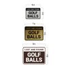 Classic Framed Lost And Found Golf Balls Sign (Black) - Small
