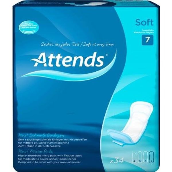 ATTENDS Soft 7 Pack of 34