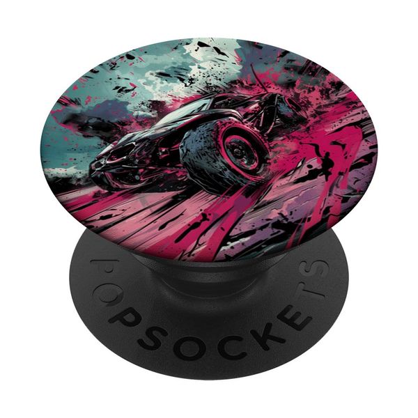 RC Car Racing Remote Control Car Ink Wash PopSockets Swappable PopGrip