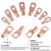 140PCS Copper Wire Ring Terminal Lug SC Battery Welding Bare Connectors Set Kits