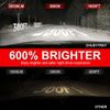 For Motorcycle H4 9003 LED Headlight Hi/Lo Beam Front Light Bulb Super Bright x2
