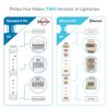 Litcessory Extension Cable for Philips Hue Lightstrip Plus (1m, 2 Pack, Black - MICRO 6-PIN V4)