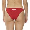 Arena Damen Solid Bottom unteren Bikini, Damen, Damen, Braguita Solid Bottom, Rot (rot/weiß), 46