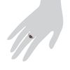 Gemondo Marcasite Ring, 925 Sterling Silver Art Deco Garnet & Marcasite Ring