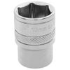 Draper 32633 1/4" Square Drive Polished Chrome Metric Socket, 13 mm Size