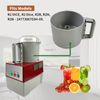 112204S Food Processor Gray Bowl 3 Quart compatible with Robot Coupe R2 3L Gb