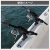 BMO JAPAN Multi-Rod Holder Extra Step Rail Base 2 Plastic Socket Type M Size
