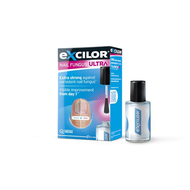 Excilor Nail Fungus Treatment ULTRA, Extra Strong Anti-Fungal Nail Treatment & Repair for Fingernails, Restores Beautiful & Healthy Nails