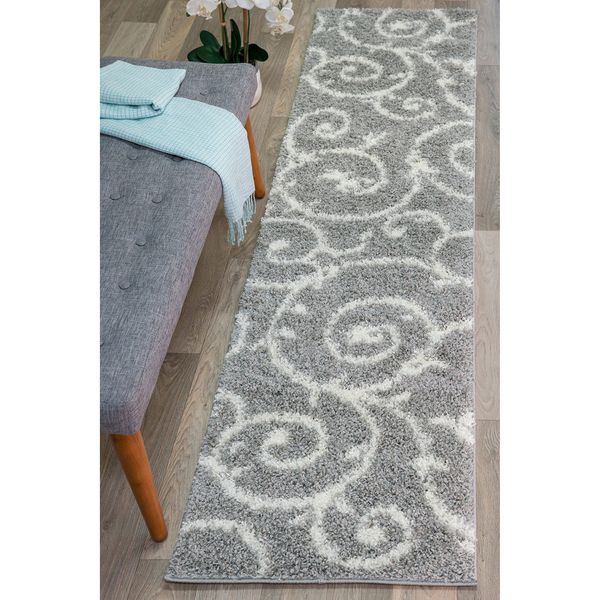 Rugshop Runner Rugs 2x7 Cozy Floral Shag Rug Kitchen Rugs and Runners Floor Rugs