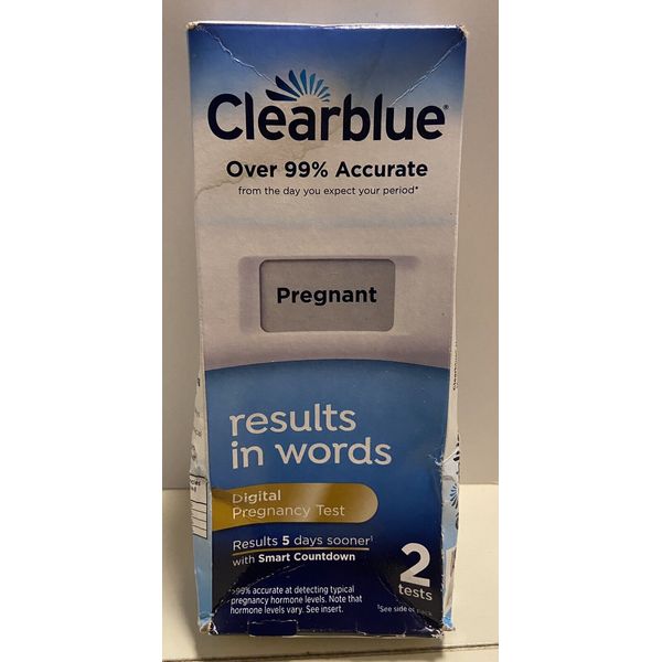 2 Clearblue Digital Pregnancy Test Results 5 Days Sooner and Results in Words