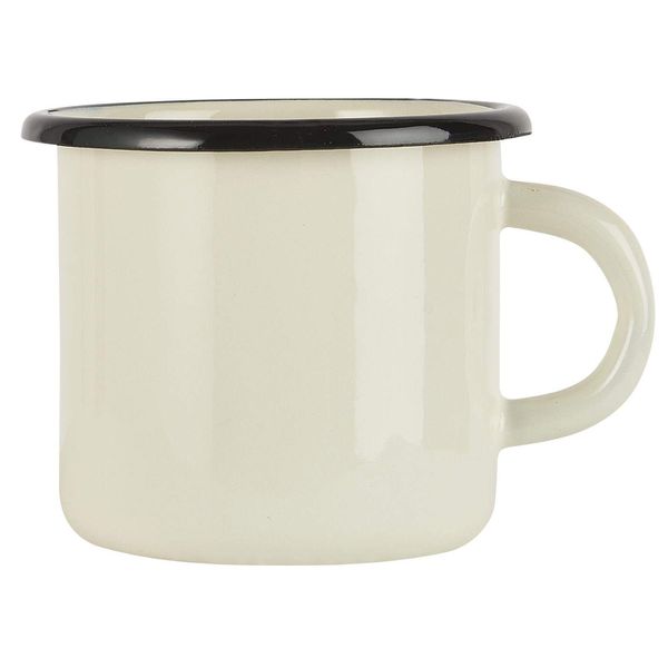 IB Laursen Mug Enamel Butter Cream