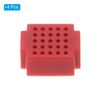 PATIKIL 4pcs Mini Breadboard, Solderless Breadboard Small Breadboard 25 Tie Points Prototype PCB Bread Board Electronics Kit Plates, ZY-25, Red