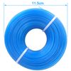Akuoly Grass Trimmer Line 100m Weed Eater Wacker String 1.6mm Diameter Round Weed Trimmer Spool Replacement, Nylon Material for String Trimmers, Blue