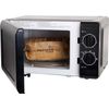 MM07V1B Microwave Oven 700-Watts Compact Mechanical with 5 Power Settings, Defro