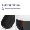 Kwmobile Earphone Case for JBL Wave Beam - Wireless Earbuds Silicone Drop Proof Black