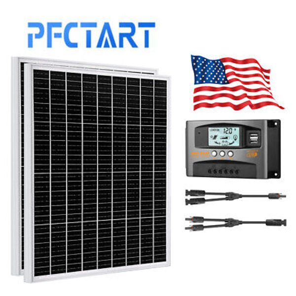 Solar Panel Kit 200W 12V Mono Solar Module PV Panel for RV Boat Camper Garden