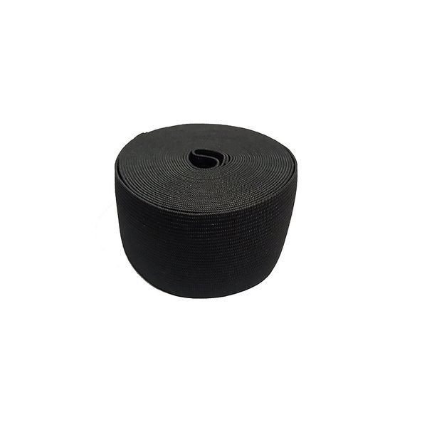Unbekannt 1 M Gummiband 80 mm Breit in Schwarz oder Weis (Schwarz)