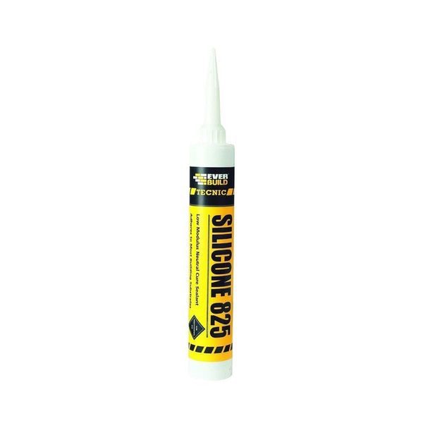 Everbuild 825 Low Modulus Neutral Cure Sealant White - 380ml