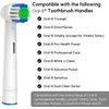 Replacement Toothbrush Heads Compatible with Oral-B Braun, 20 Pcs Professional Electric Toothbrush Heads Brush Heads for Oral B Replacement Heads Refill Pro 500/1000/1500/3000/3757/5000/7000/7500/8000