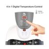 Foot Spa Bath Massager with Heat, Vibration, Temperature Control, Bubbles, an...