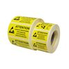 Kill Stat Attention for Handling Static Devices ESD Warning Labels, Static Warning Stickers (38 x 75mm)