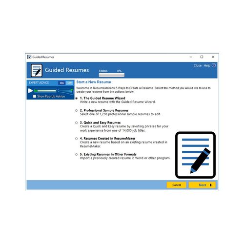 ResumeMaker Professional Deluxe 20 - Software to Create Professional Resumes Includes Sample Resumes Written by Certified Resume Writers, Career Advice, Job Searches & Interview Questions - CD - PC