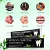 6 Pack Fluoride Free Mint Toothpaste Bamboo Charcoal Teeth Whitening