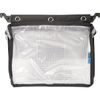 Advantus 50904 Expanding Zipper Pouch, 13 x 9 1/4, Clear/Black