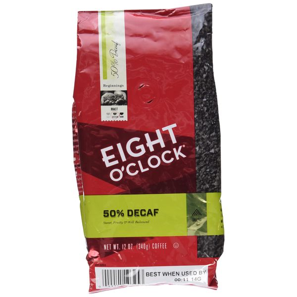 Eight O'Clock 50% Decaf Ground Coffee