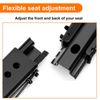 2x Universal Dual Lock Seat Sliders Rails Bracket Track Aessembly Mount Hardware