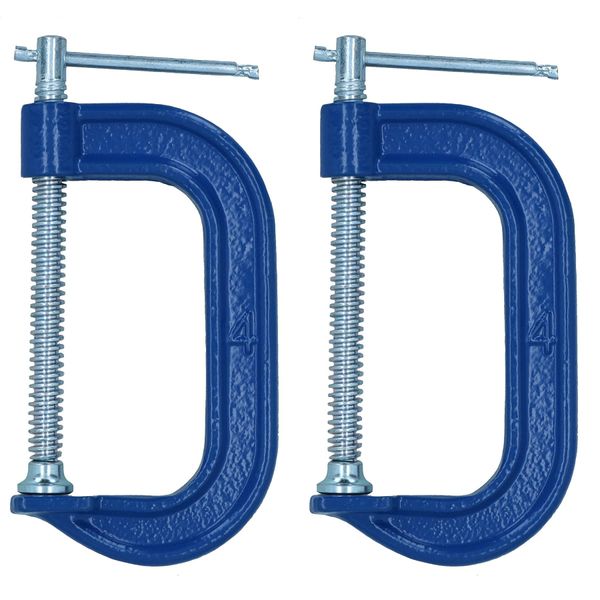 4” G Clamp Fastener Holder Support Vice Clamping for Welding Fabrication 2pc