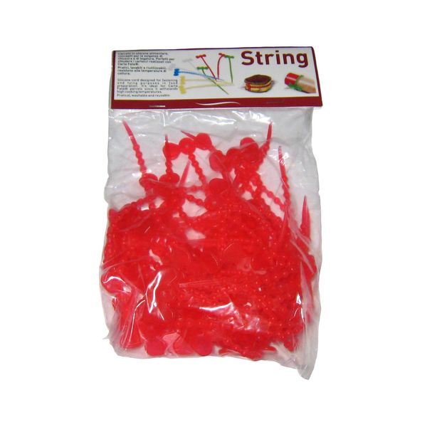 karutafata For Strings (Silicone Knot String) (Pack) Red