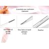 Professional Corner File Straight Curved Stainless Steel Double Instrument 2-Sided