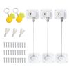 PHPTHIK Refrigerator Lock, Stick Key, Protects Children, Infants, Elderly, Dementia Prevention (Keyed, White)