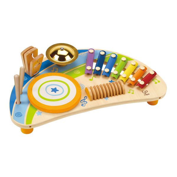 Award Winning Hape Mighty Mini Band Wooden Percussion Instrument