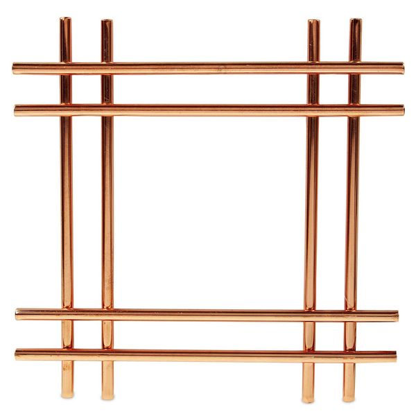 TRTO Cross Copper Kitchen Worktop Trivet Surface Protector Hot Pan Pot Stand Holder