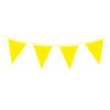 Oaktree Uk 649620 Solid Colour Waterproof Bunting 20 Flags 20cm x 30cm 10m Yellow
