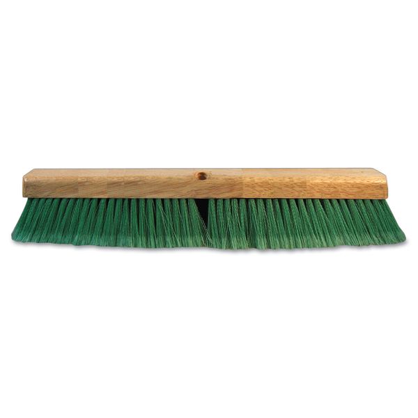 Boardwalk Push Broom Head 3" Green Flagged Recycled PET Plastic 24" 20724