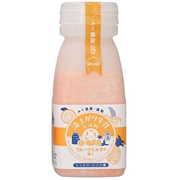 Fukuyuya Hot Milk Bath Salt, Fruit Milk, 6.3 oz (180 g)