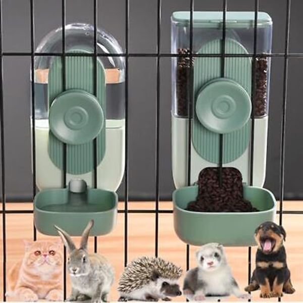 Pet Water Dispenser Automatic Hang Cage Type Lip-on Type Large Capacity 0.87L